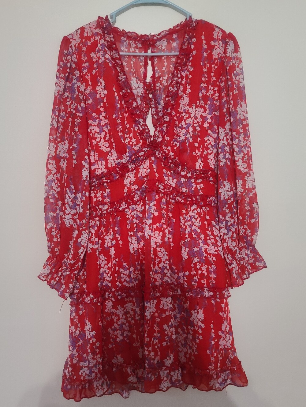 🌞🌞Red Floral Dress